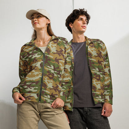 American M81 Olive Brush Woodland CAMO Unisex Track Jacket - 2XS