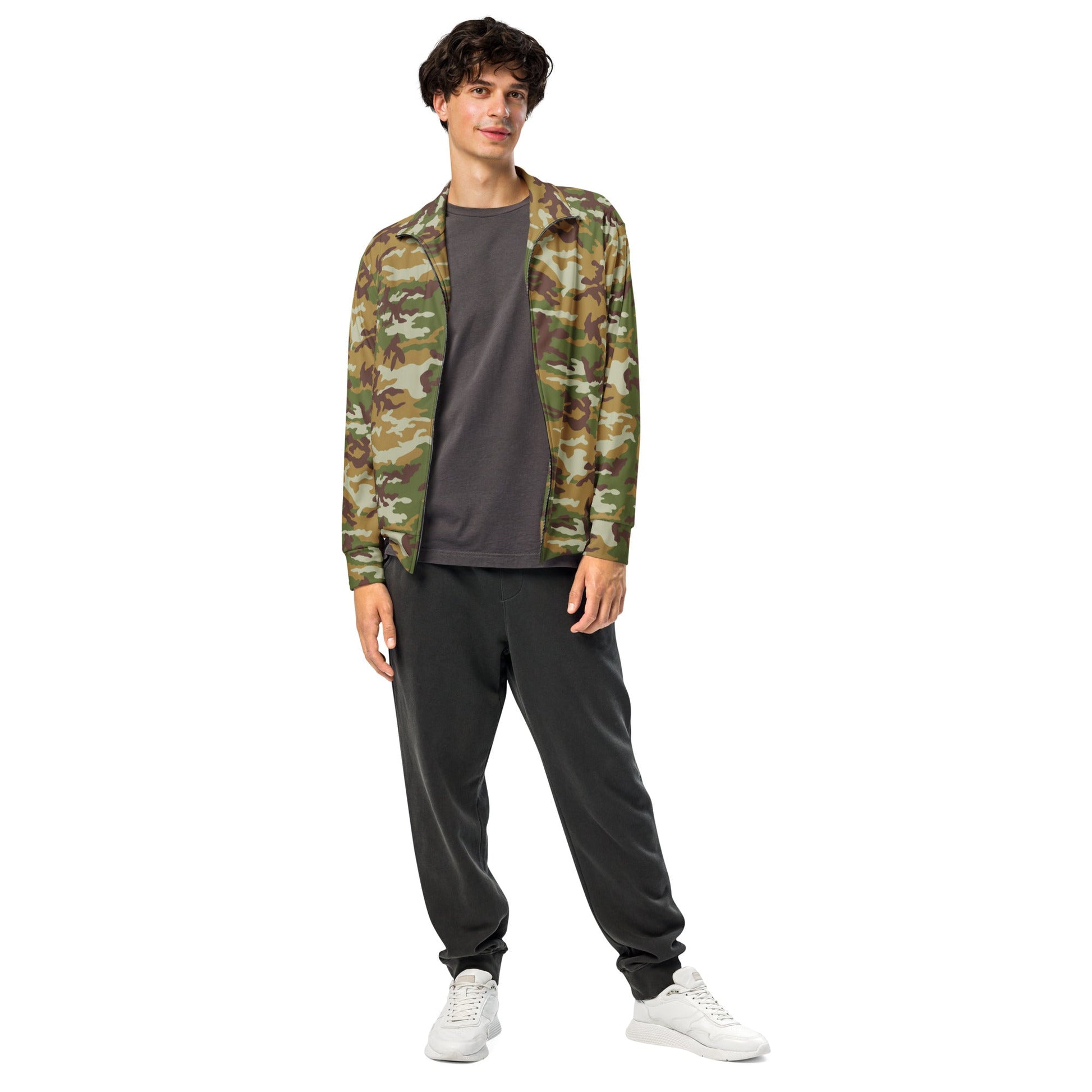 American M81 Olive Brush Woodland CAMO Unisex Track Jacket