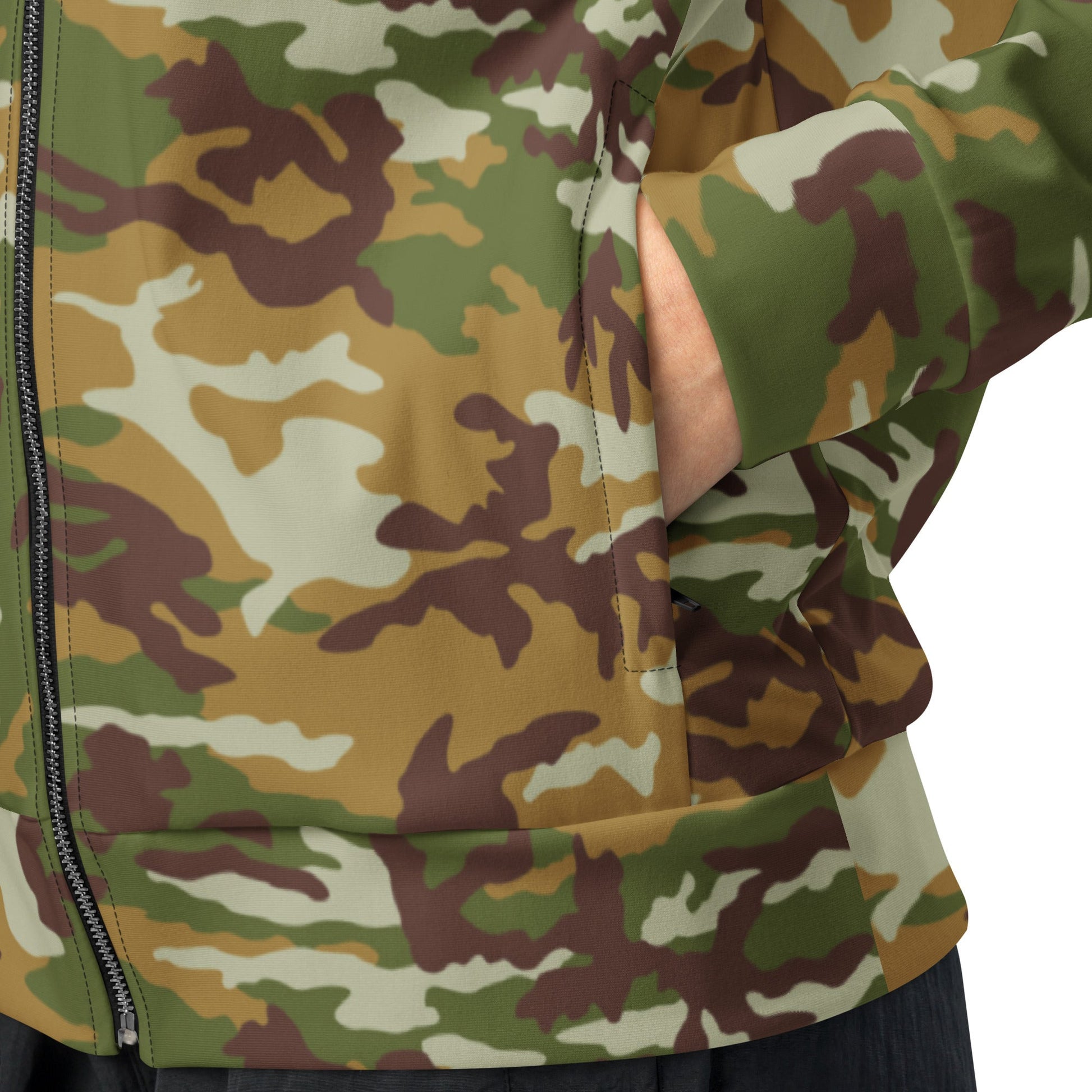 American M81 Olive Brush Woodland CAMO Unisex Track Jacket