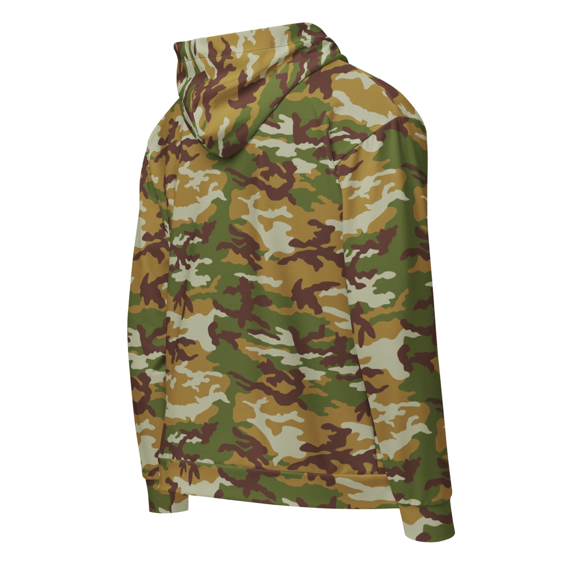 American M81 Olive Brush Woodland CAMO Unisex Zip Hoodie