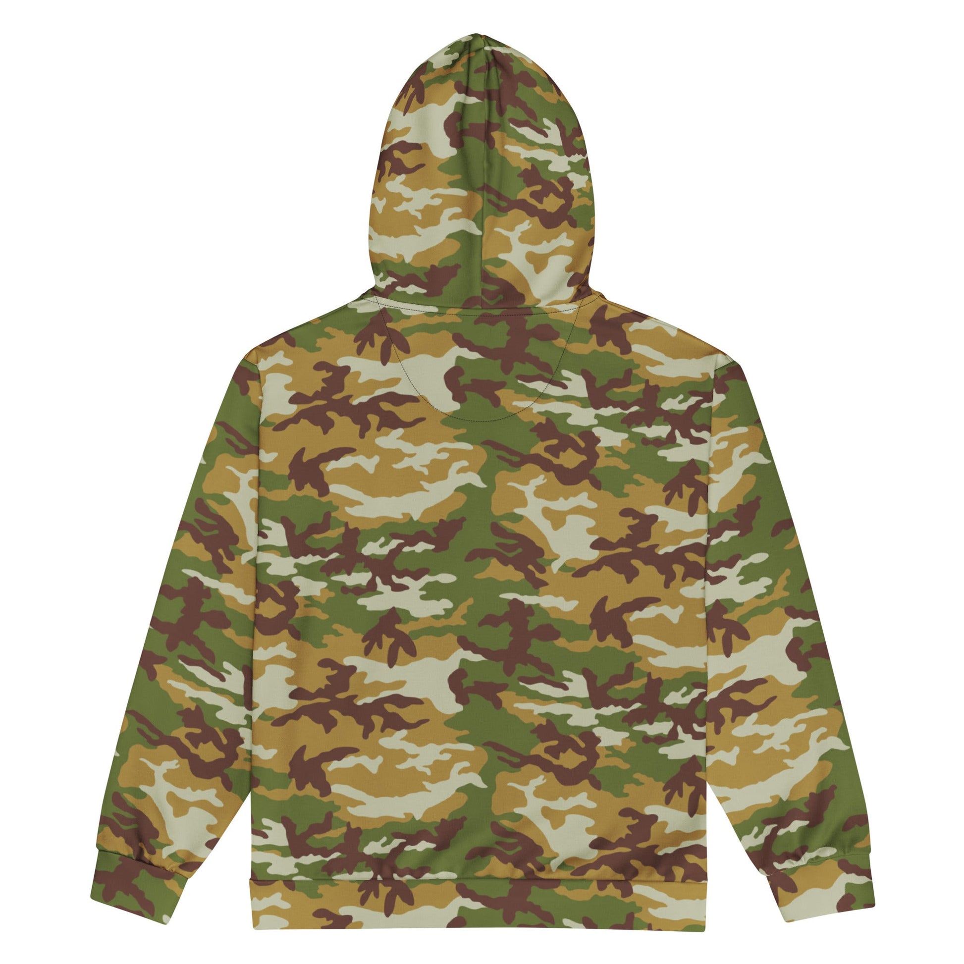 American M81 Olive Brush Woodland CAMO Unisex Zip Hoodie