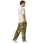 American M81 Olive Brush Woodland CAMO Unisex Wide-Leg Joggers