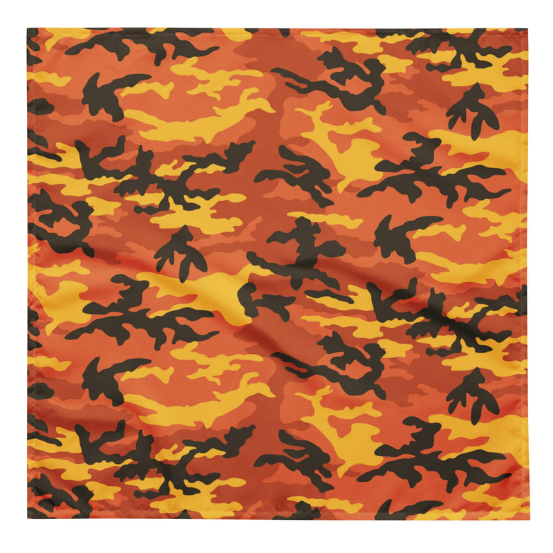 Classic M81 Savage Orange Hunting CAMO Bandana - L - Head