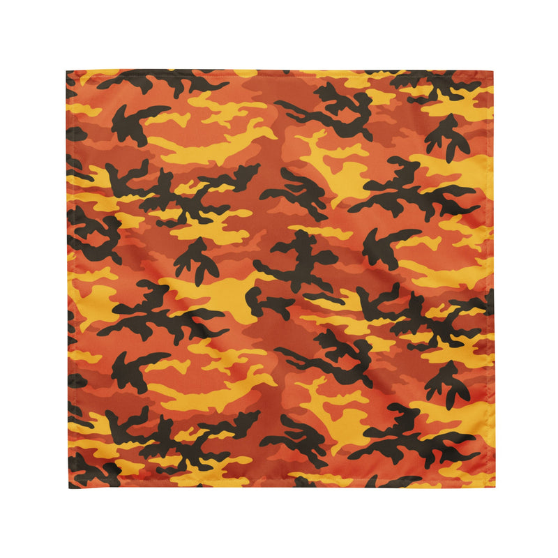 Classic M81 Savage Orange Hunting CAMO Bandana - M - Head