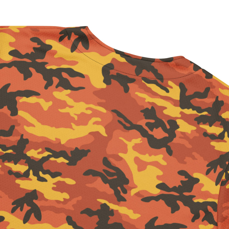 Classic M81 Savage Orange Hunting CAMO Unisex Baseball Jersey