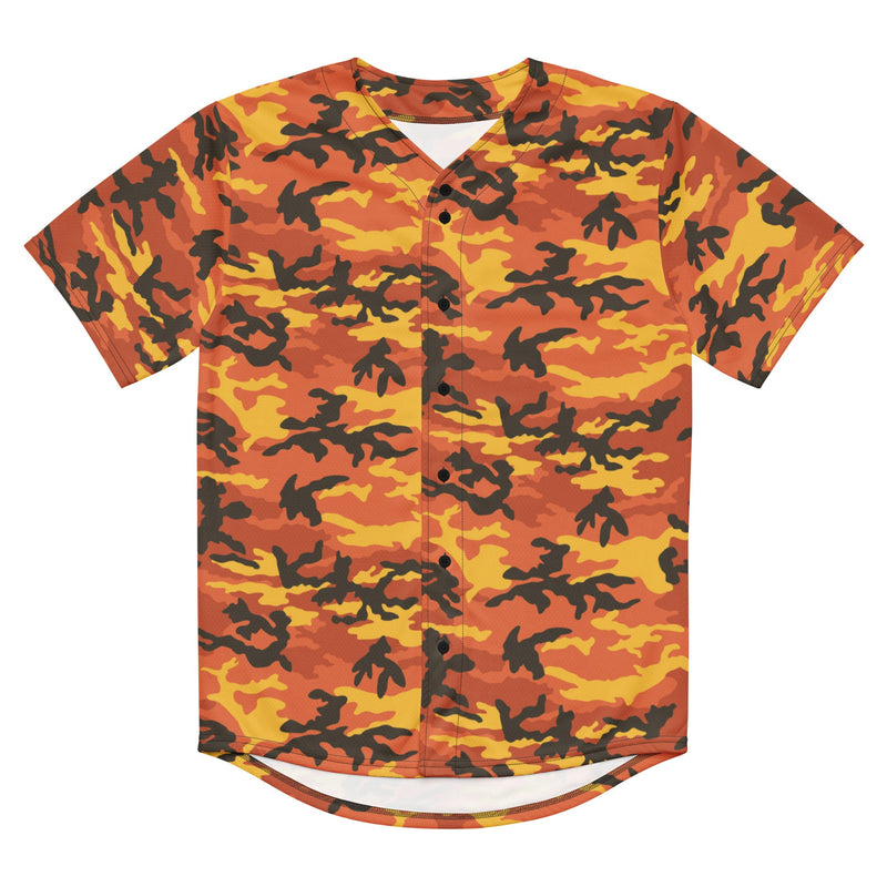 Classic M81 Savage Orange Hunting CAMO Unisex Baseball Jersey