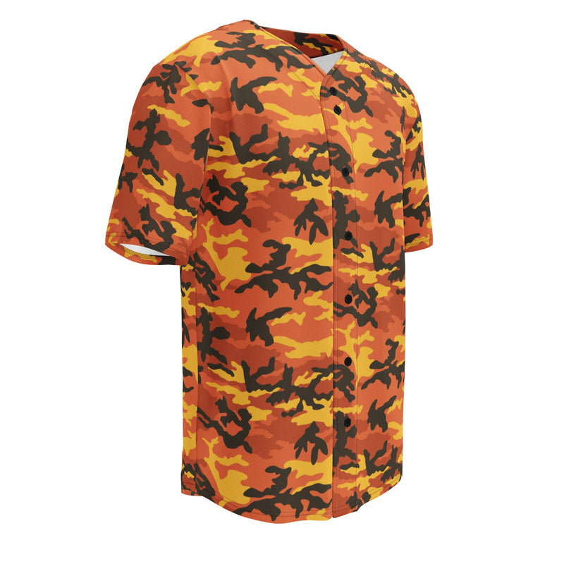 Classic M81 Savage Orange Hunting CAMO Unisex Baseball Jersey