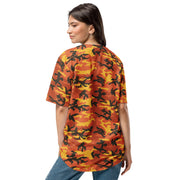 Classic M81 Savage Orange Hunting CAMO Unisex Baseball Jersey