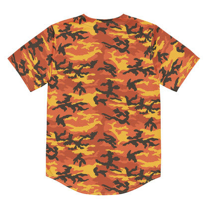 American M81 Savage Orange Hunting CAMO baseball jersey - Baseball Jerseys