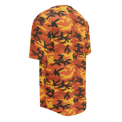 American M81 Savage Orange Hunting CAMO baseball jersey - Baseball Jerseys