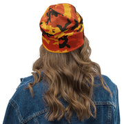 Classic M81 Savage Orange Hunting CAMO Beanie - Head