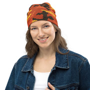 Classic M81 Savage Orange Hunting CAMO Beanie - Head
