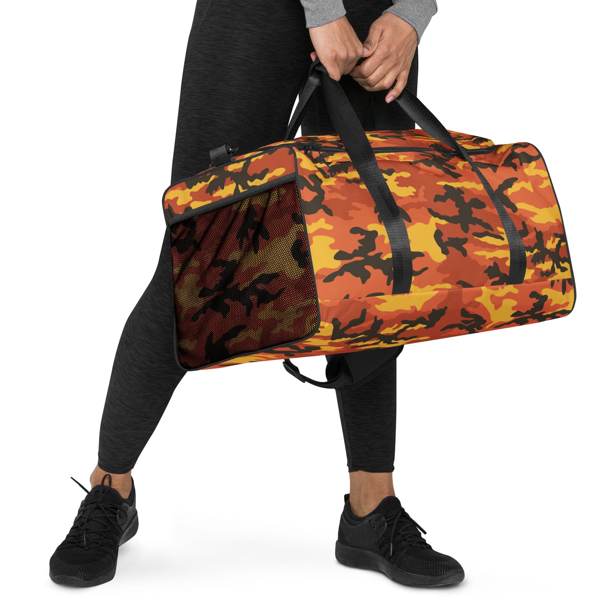 American M81 Savage Orange Hunting CAMO Duffle Bag