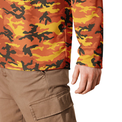 American M81 Savage Orange Hunting CAMO hockey fan jersey - Hockey Jerseys