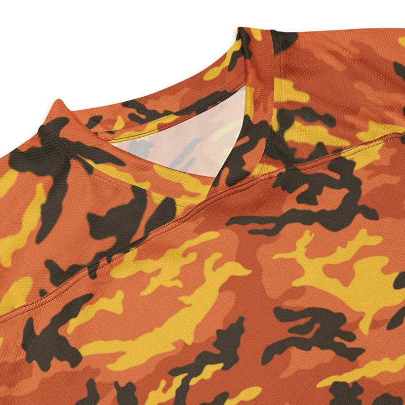American M81 Savage Orange Hunting CAMO Unisex Hockey Fan Jersey