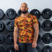Classic M81 Savage Orange Hunting CAMO Mens Athletic T-Shirt - XS - Shirt