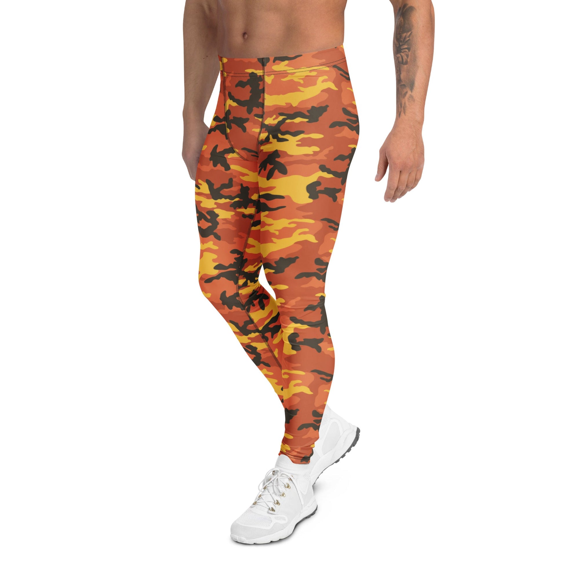 American M81 Savage Orange Hunting CAMO Mens Leggings