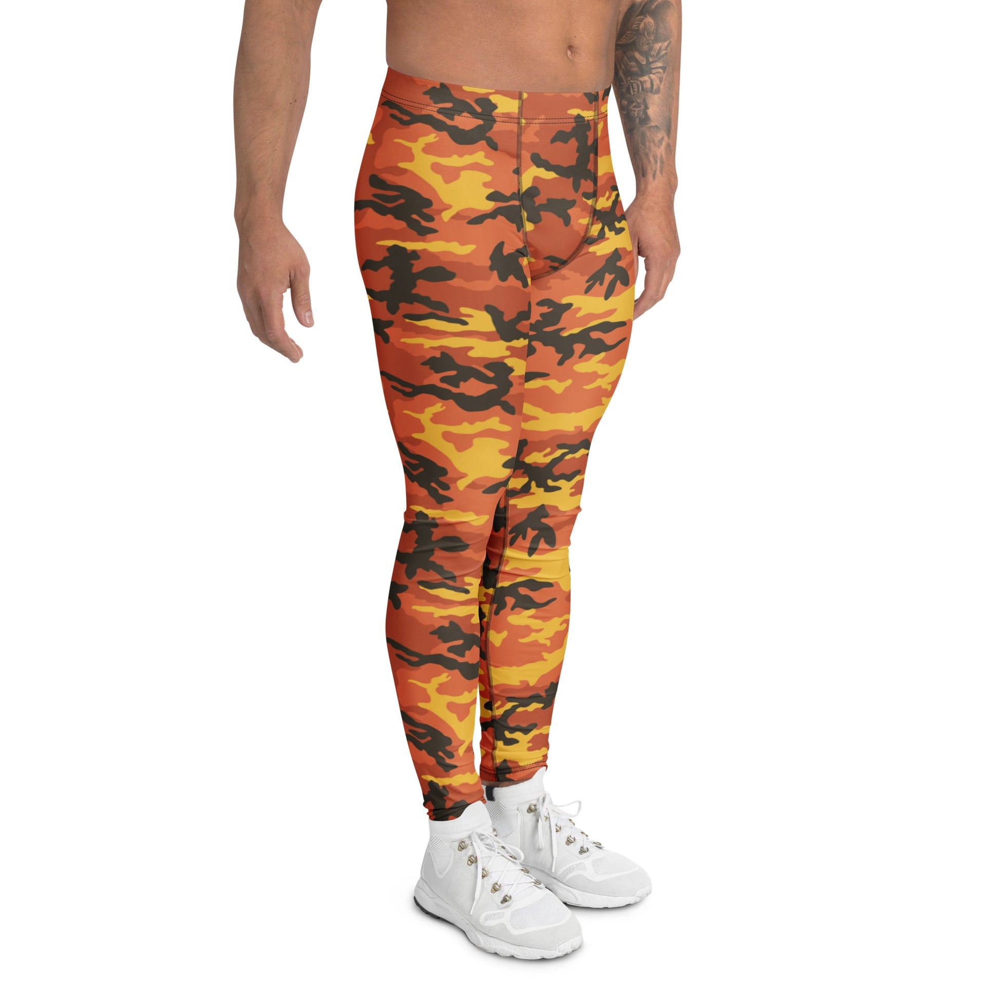American M81 Savage Orange Hunting CAMO Mens Leggings