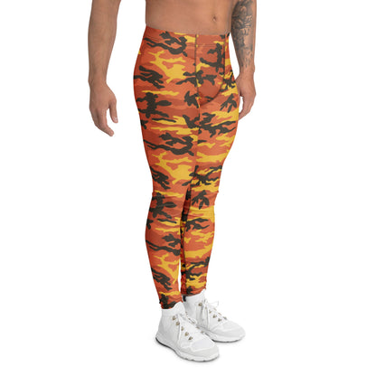 American M81 Savage Orange Hunting CAMO Mens Leggings