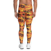 Classic M81 Savage Orange Hunting CAMO Mens Leggings - Men