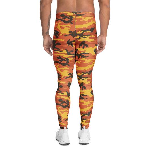 American M81 Savage Orange Hunting CAMO Mens Leggings