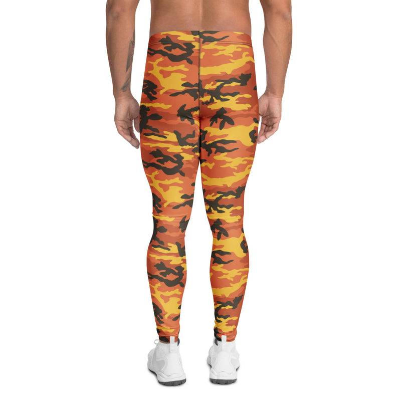 Classic M81 Savage Orange Hunting CAMO Mens Leggings - Men