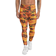 Classic M81 Savage Orange Hunting CAMO Mens Leggings - XS - Men