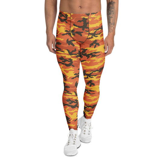 American M81 Savage Orange Hunting CAMO Mens Leggings - XS