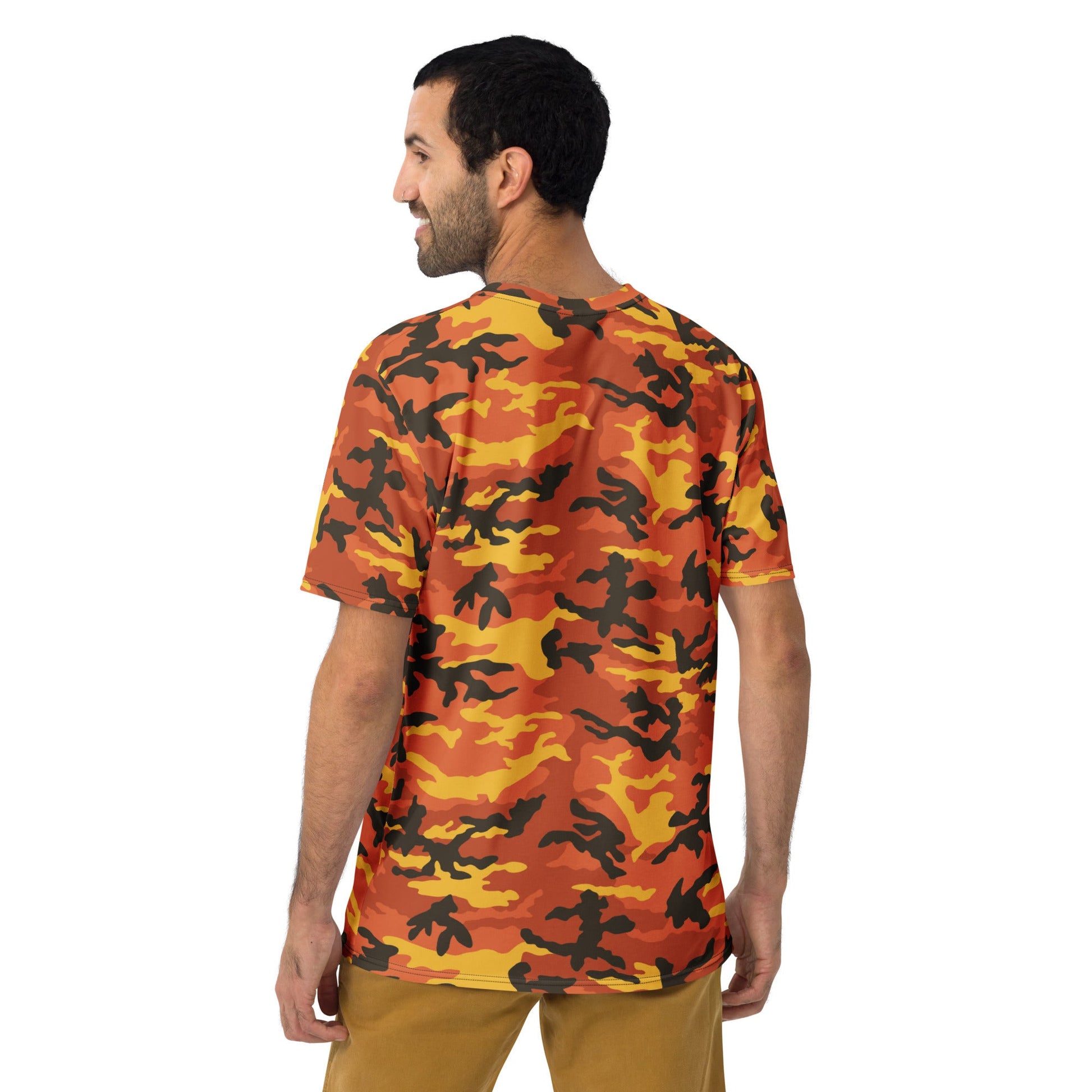 American M81 Savage Orange Hunting CAMO Mens t-shirt - T-Shirts