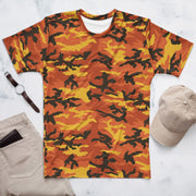 American M81 Savage Orange Hunting CAMO Mens T-Shirt - XS