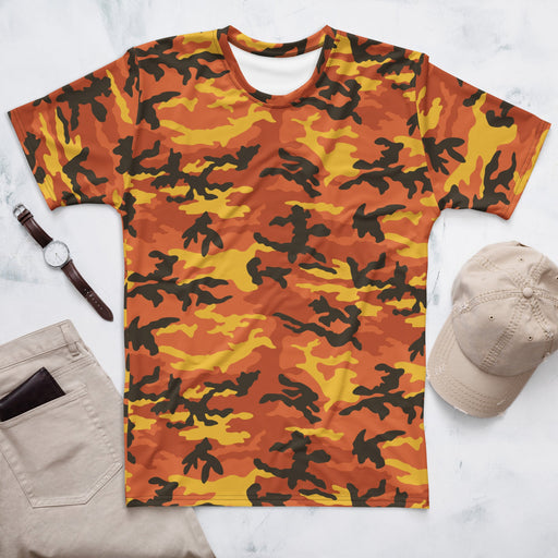 American M81 Savage Orange Hunting CAMO Mens T-Shirt - XS