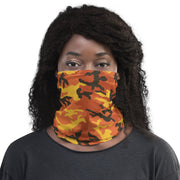Classic M81 Savage Orange Hunting CAMO Neck Gaiter - Head