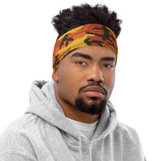 Classic M81 Savage Orange Hunting CAMO Neck Gaiter - Head