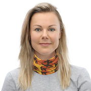 Classic M81 Savage Orange Hunting CAMO Neck Gaiter - Head