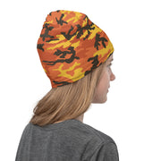 Classic M81 Savage Orange Hunting CAMO Neck Gaiter - Head