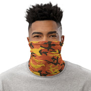 Classic M81 Savage Orange Hunting CAMO Neck Gaiter - Head