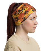 Classic M81 Savage Orange Hunting CAMO Neck Gaiter - Head