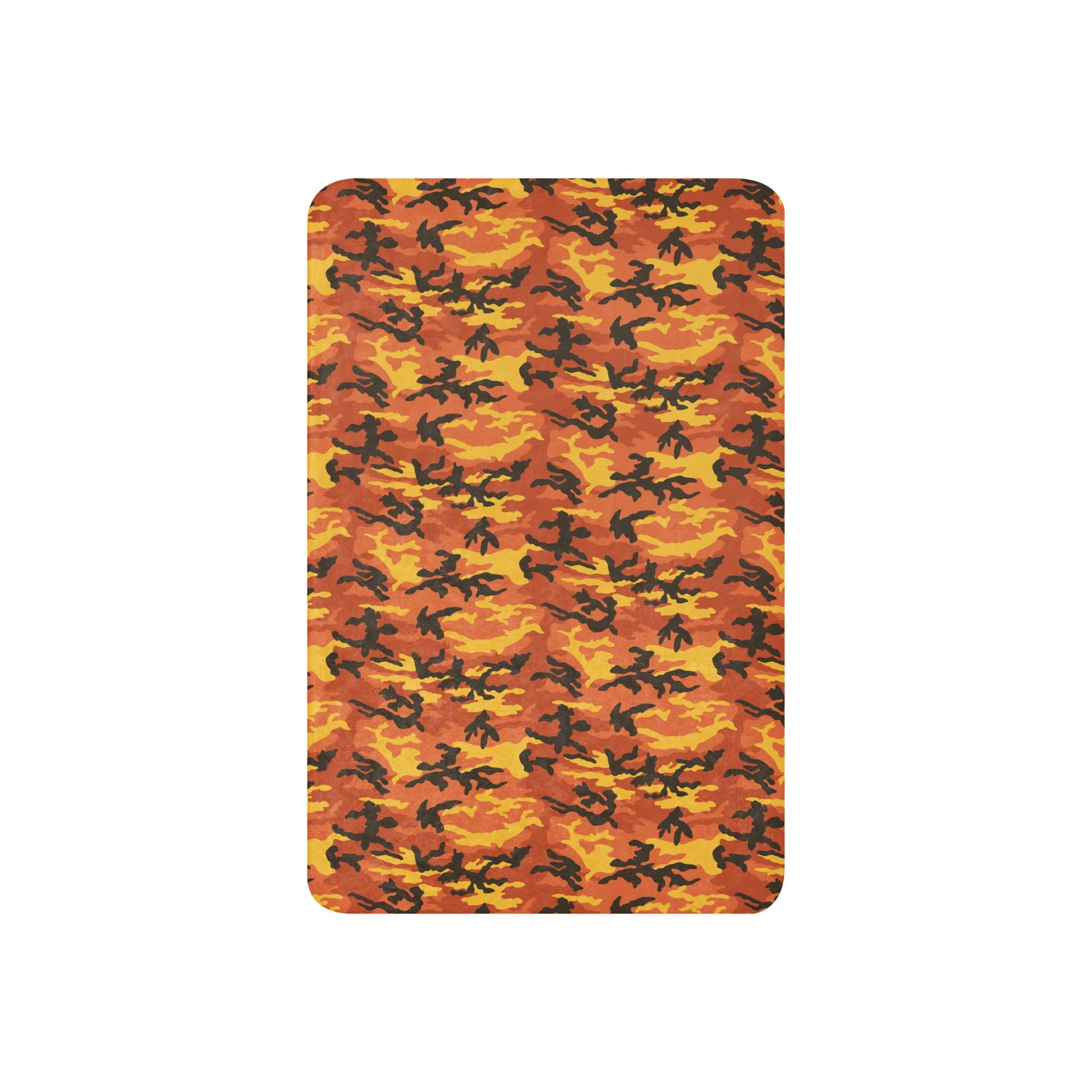 American M81 Savage Orange Hunting CAMO Sherpa blanket - Blankets
