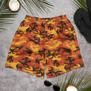 Classic M81 Savage Orange Hunting CAMO Unisex Athletic Long Shorts