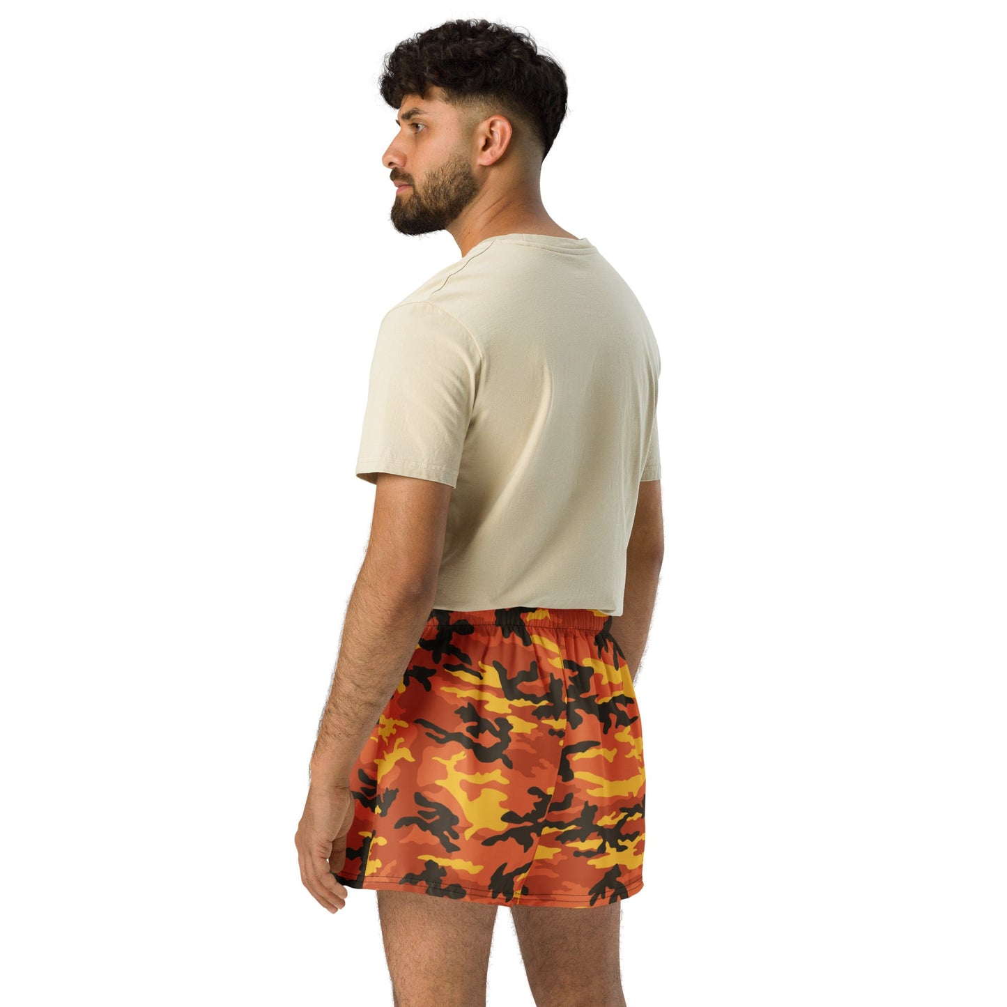 American M81 Savage Orange Hunting CAMO Unisex Athletic Shorts