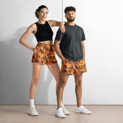Classic M81 Savage Orange Hunting CAMO Unisex Athletic Shorts