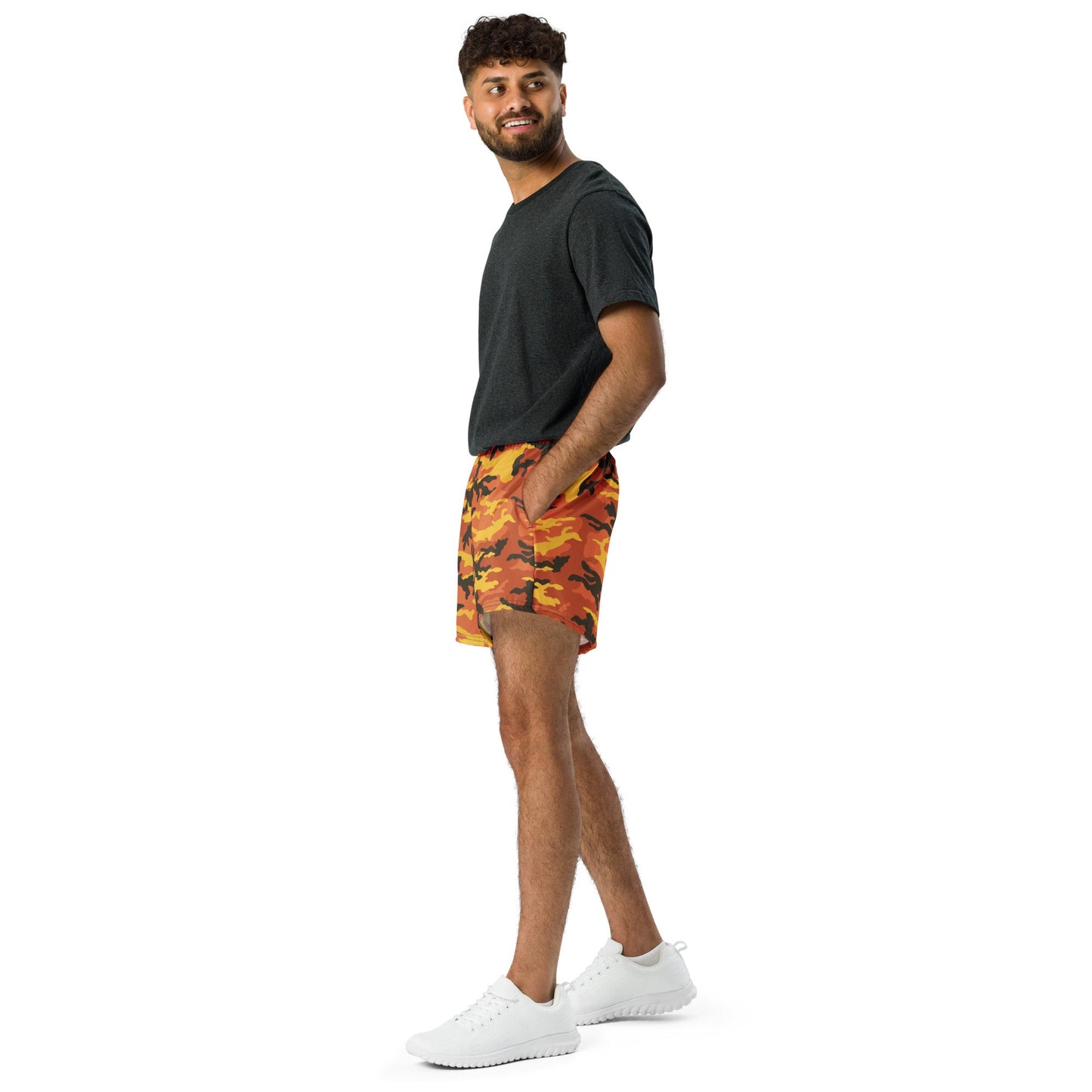 American M81 Savage Orange Hunting CAMO Unisex Athletic Shorts