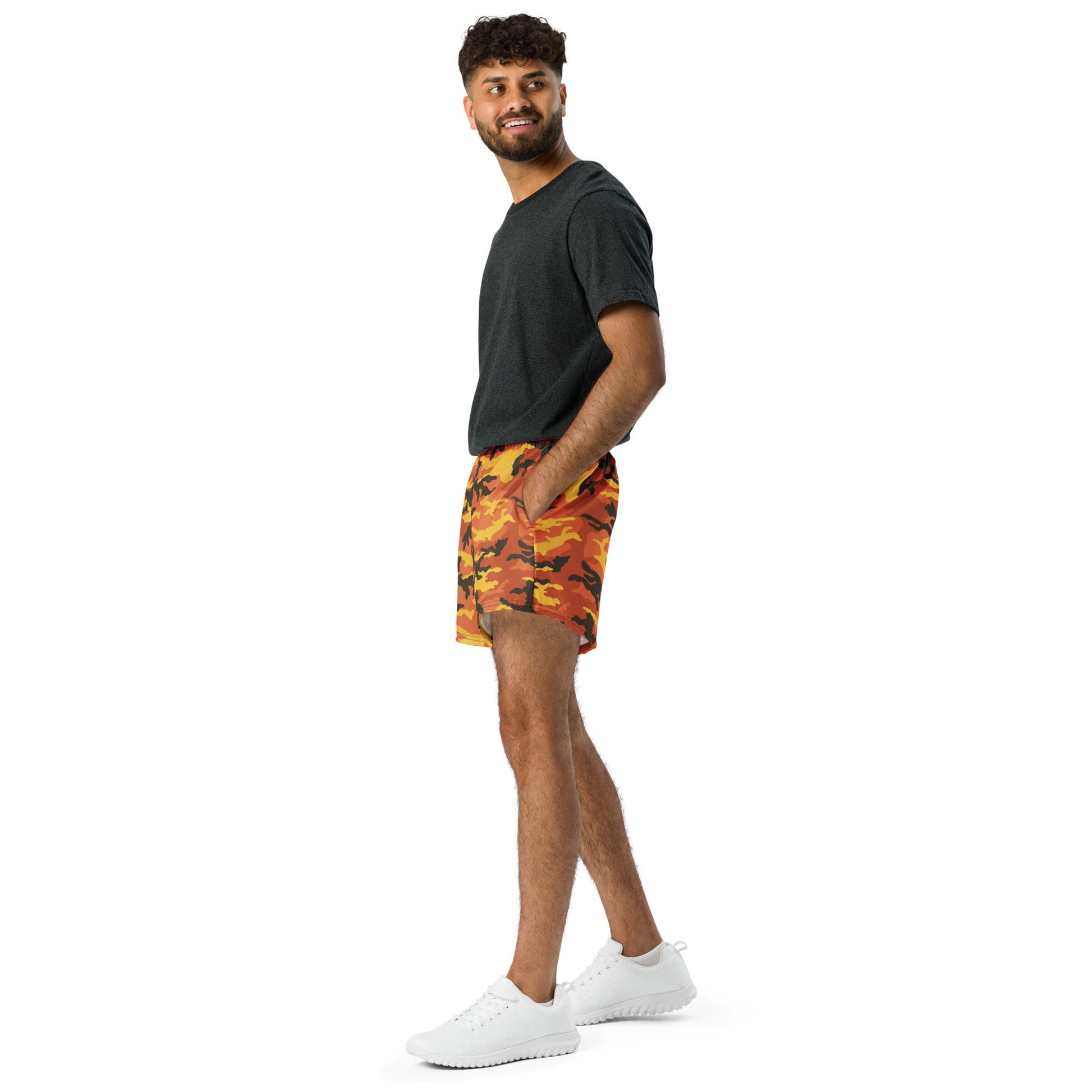 American M81 Savage Orange Hunting CAMO Unisex Athletic Shorts
