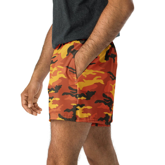 American M81 Savage Orange Hunting CAMO Unisex Athletic Shorts - XS