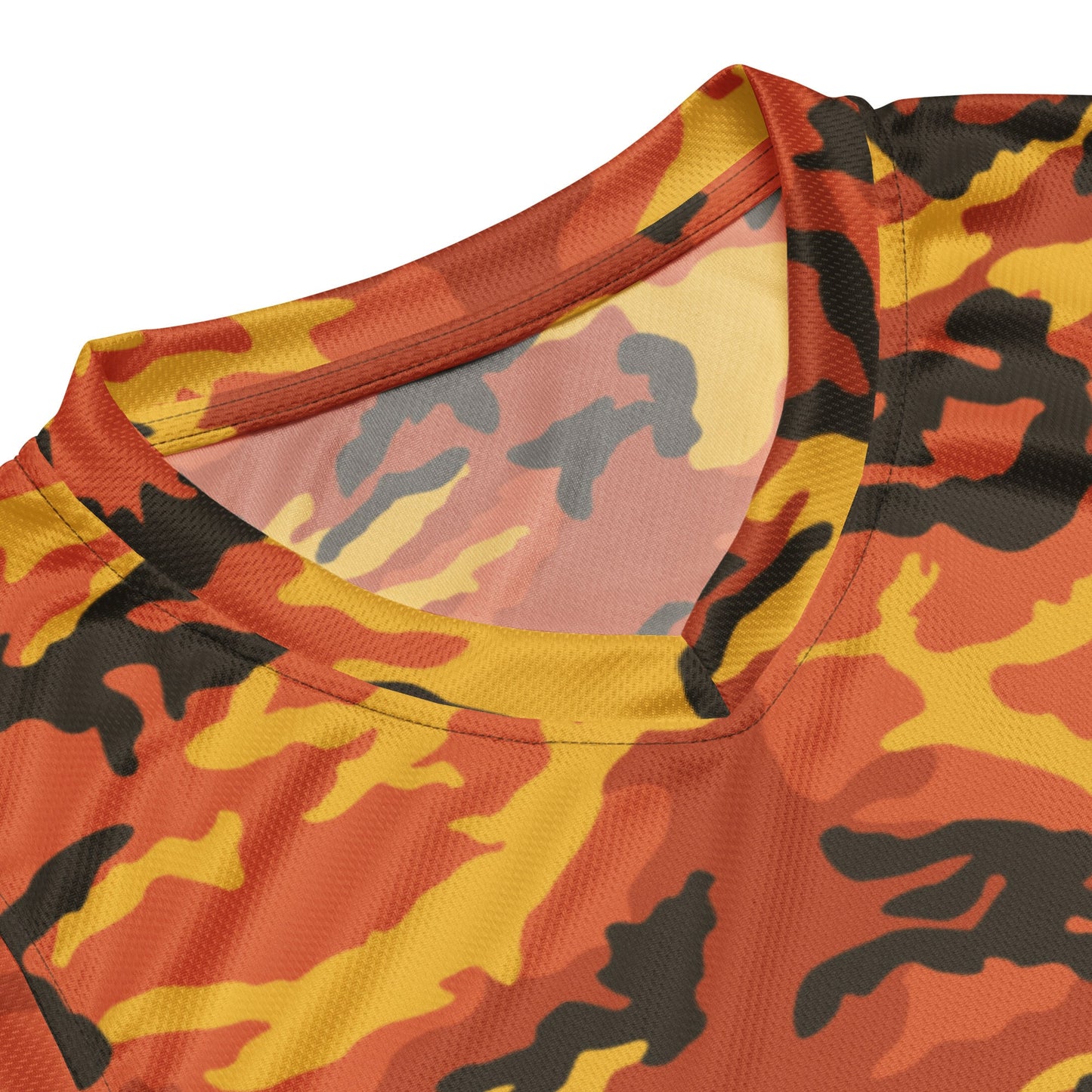 American M81 Savage Orange Hunting CAMO Unisex Basketball Jersey