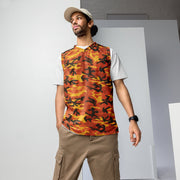 American M81 Savage Orange Hunting CAMO Unisex Basketball Jersey - 2XS
