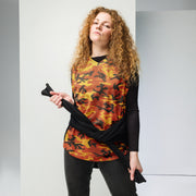 American M81 Savage Orange Hunting CAMO Unisex Basketball Jersey