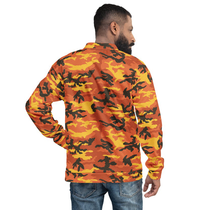 American M81 Savage Orange Hunting CAMO Unisex Bomber Jacket