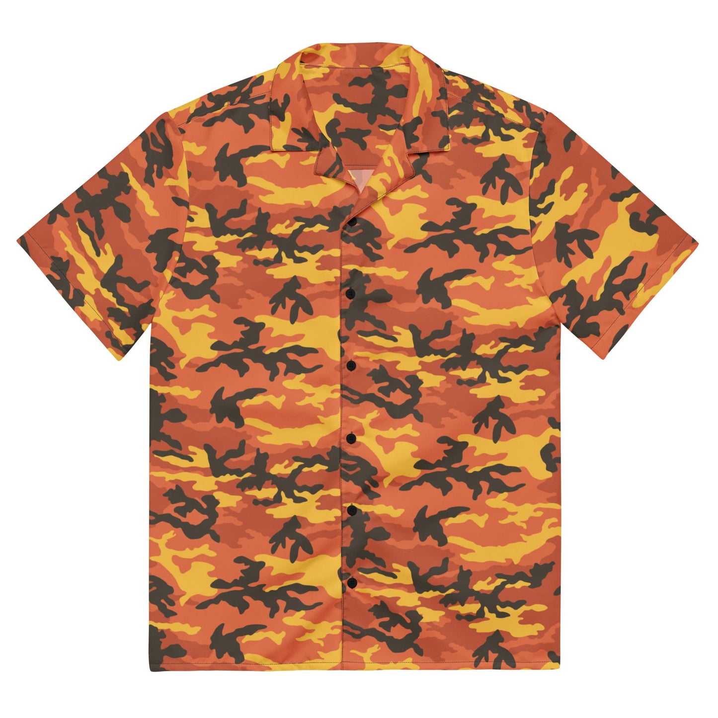 American M81 Savage Orange Hunting CAMO Unisex button shirt - 2XS - Button Shirts