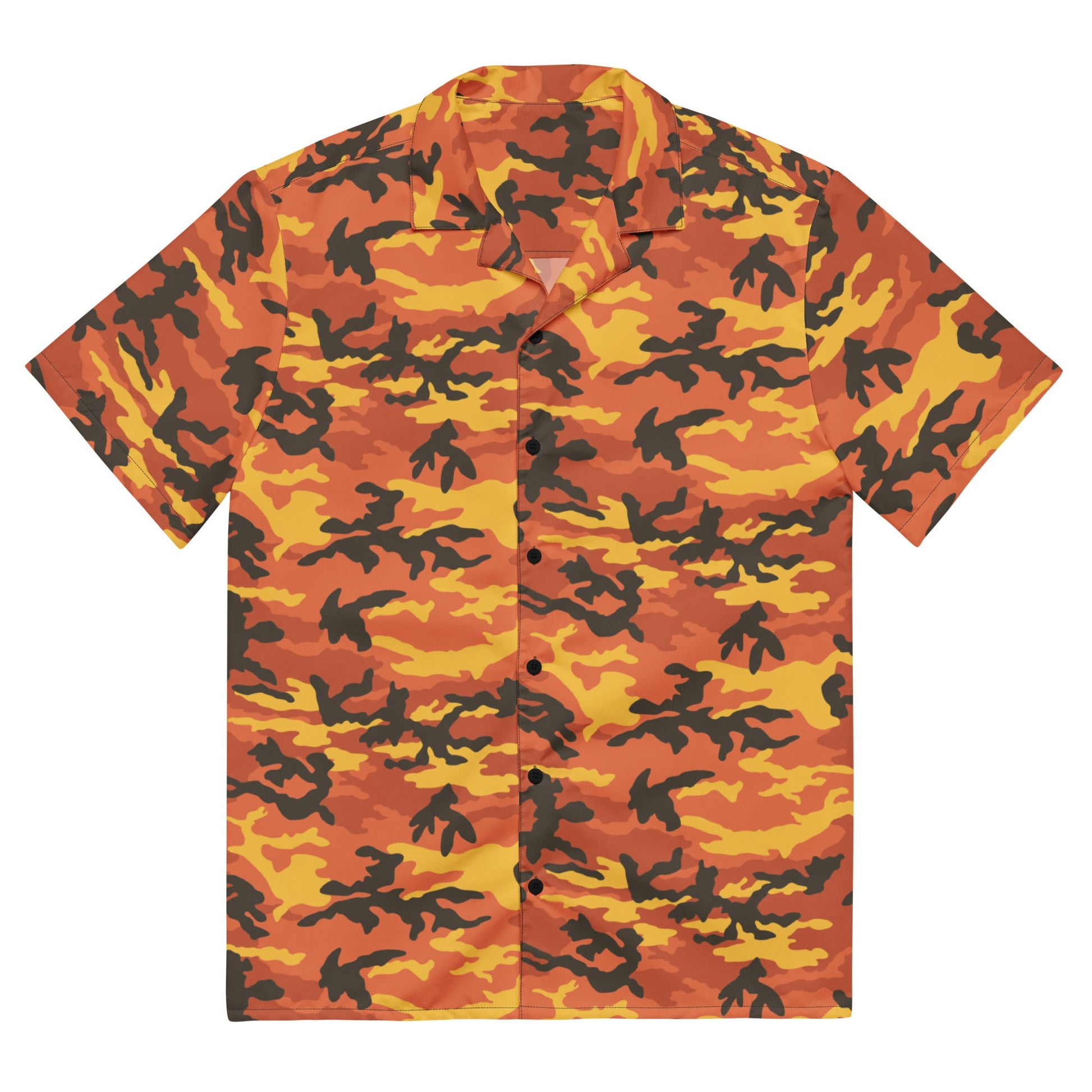 American M81 Savage Orange Hunting CAMO Unisex button shirt - 2XS - Button Shirts